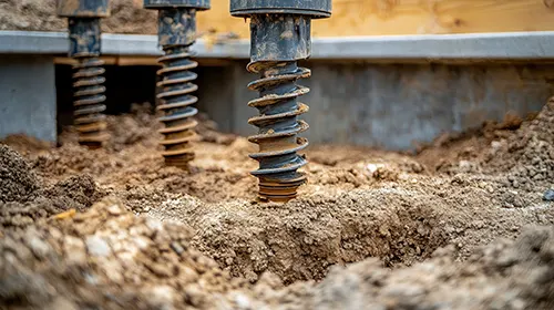 A1 Foundation Crack Repair - Helical Piers A1 Foundation Crack Repair - Helical Piers